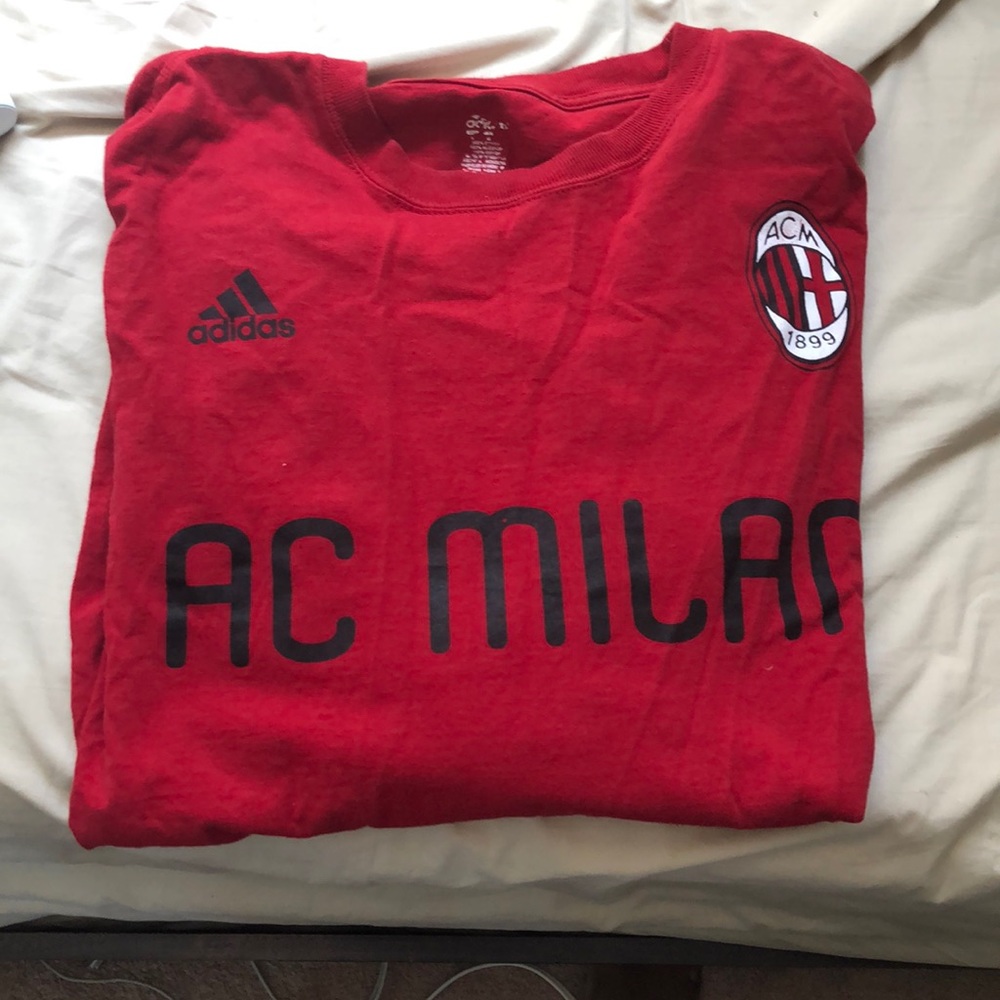 Adidas Soccer AC Milan Long Sleeve Shirt